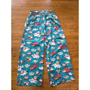 Print Fresh Pajama Pant Women XS Tall Martini Leopard Lounge Print